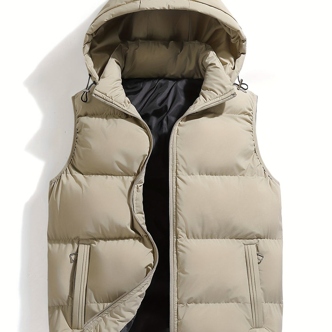 Men's Hooded Vest - Elena Harper