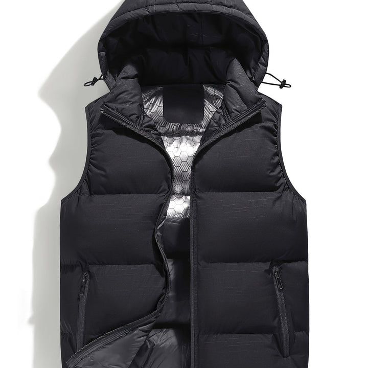 Men's Hooded Vest - Elena Harper