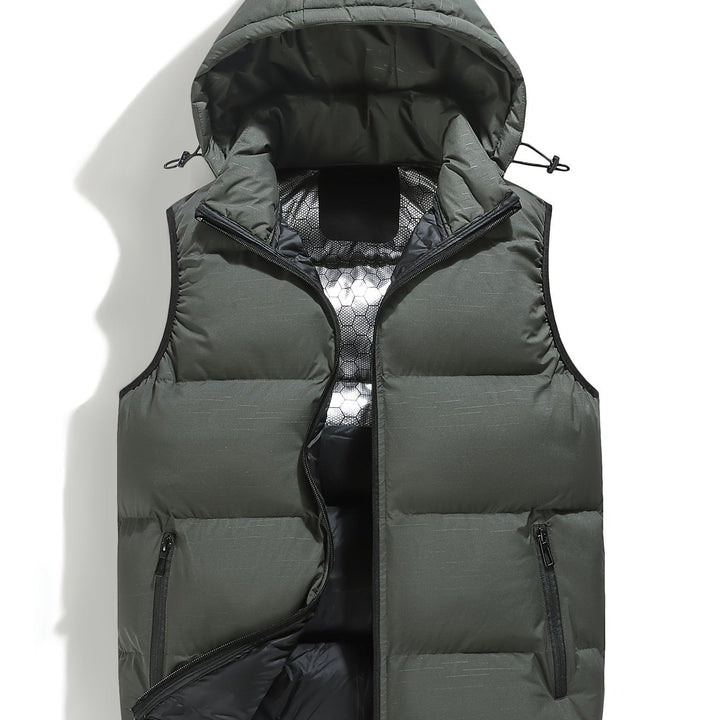 Men's Hooded Vest - Elena Harper