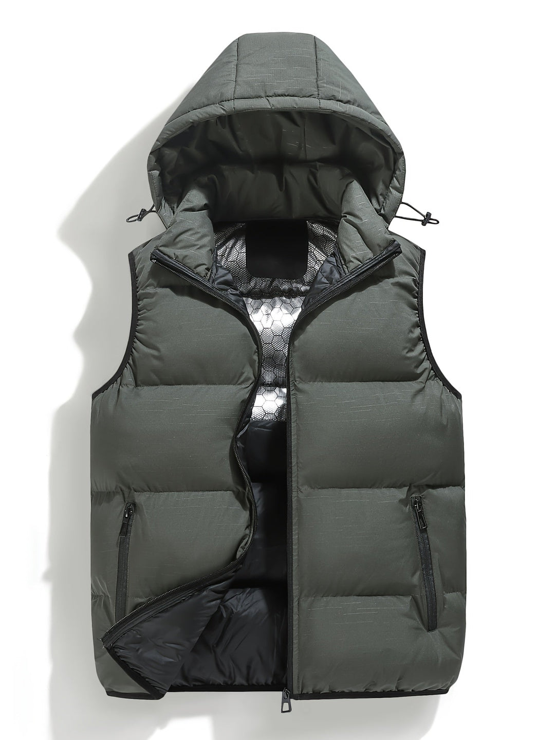 Men's Hooded Vest - Elena Harper