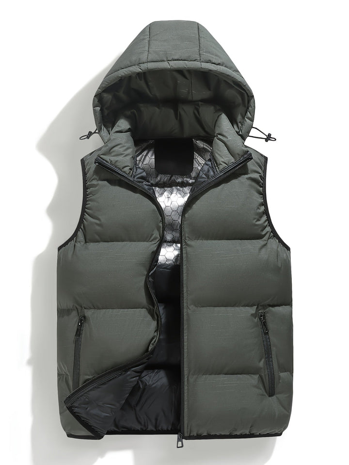 Men's Hooded Vest - Elena Harper