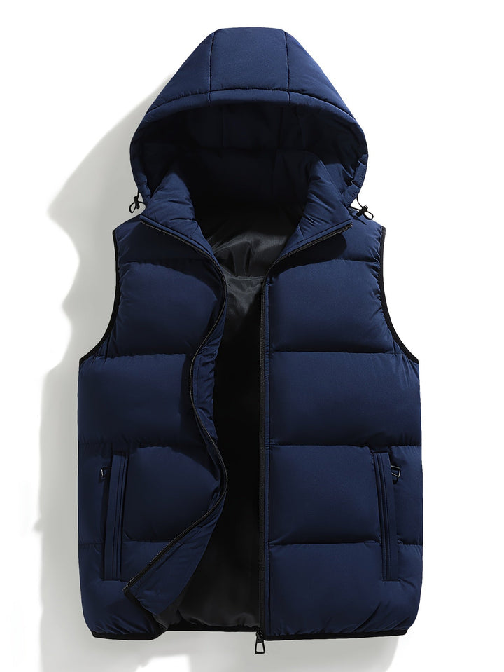 Men's Hooded Vest - Elena Harper