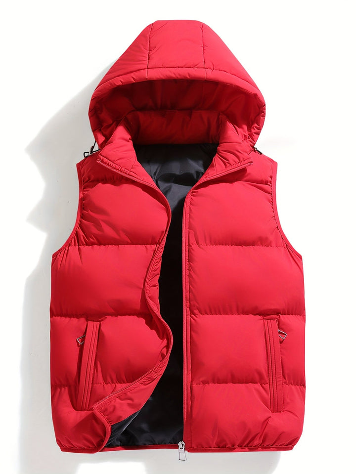 Men's Hooded Vest - Elena Harper