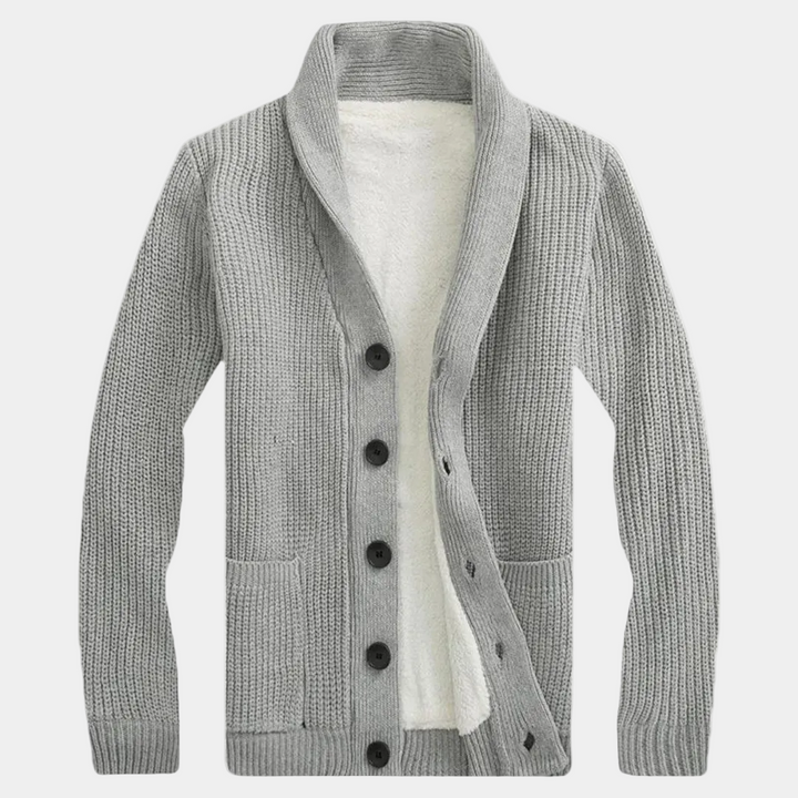Men's Shawl Collar Buttoned Vest - Elena Harper