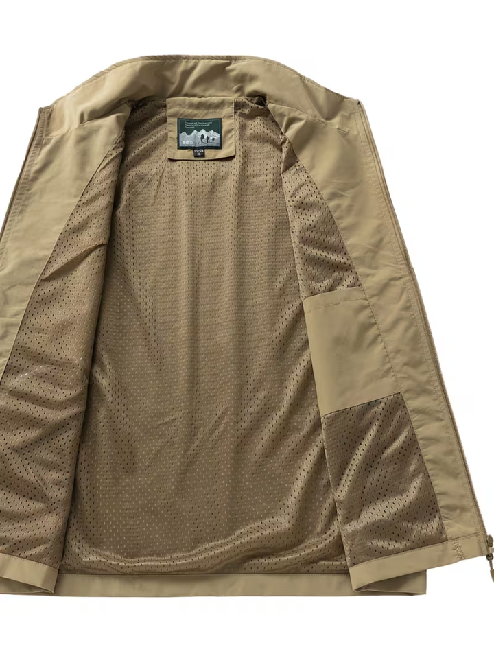 Zipped Utility Vest for Men