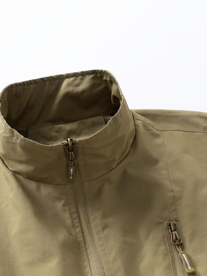 Zipped Utility Vest for Men