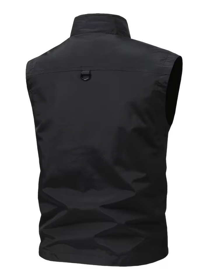 Zipped Utility Vest for Men