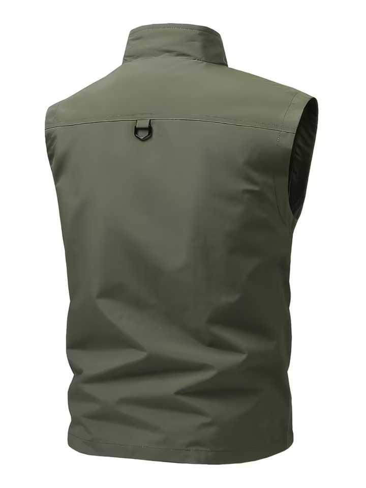 Zipped Utility Vest for Men