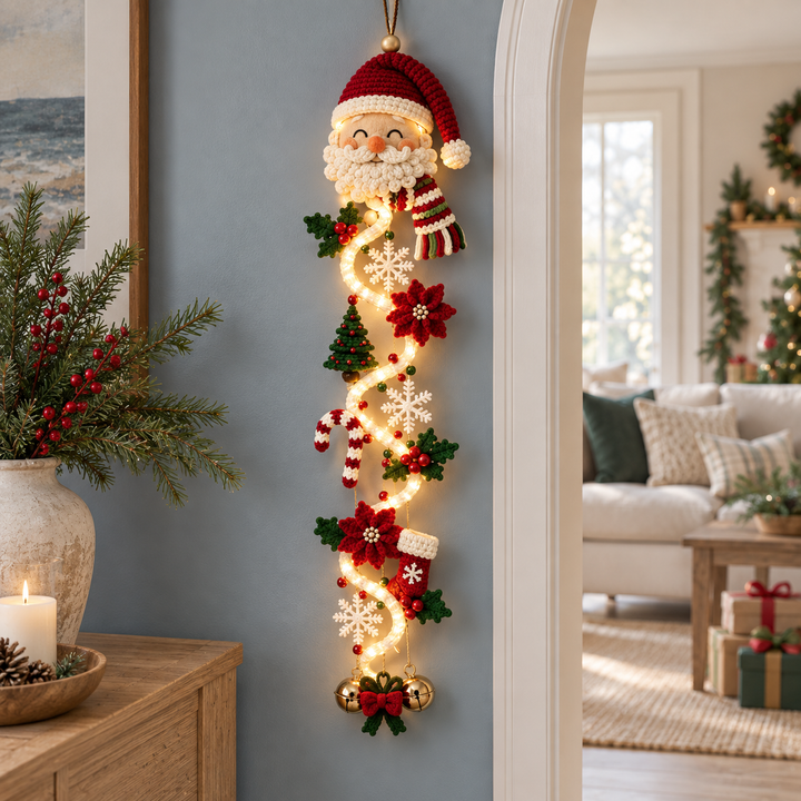 Glowing Christmas Door Hanger