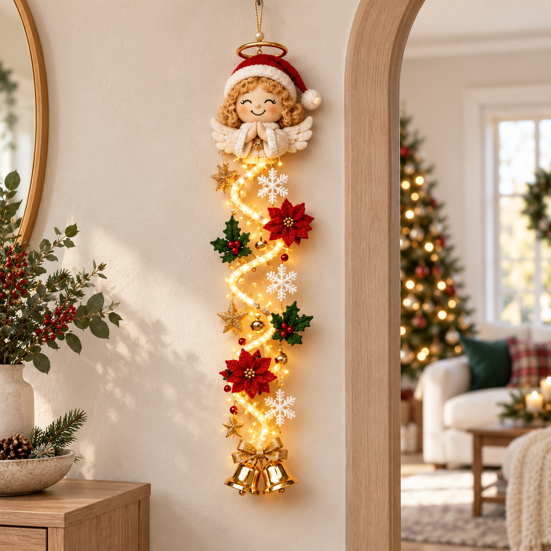 Glowing Christmas Door Hanger