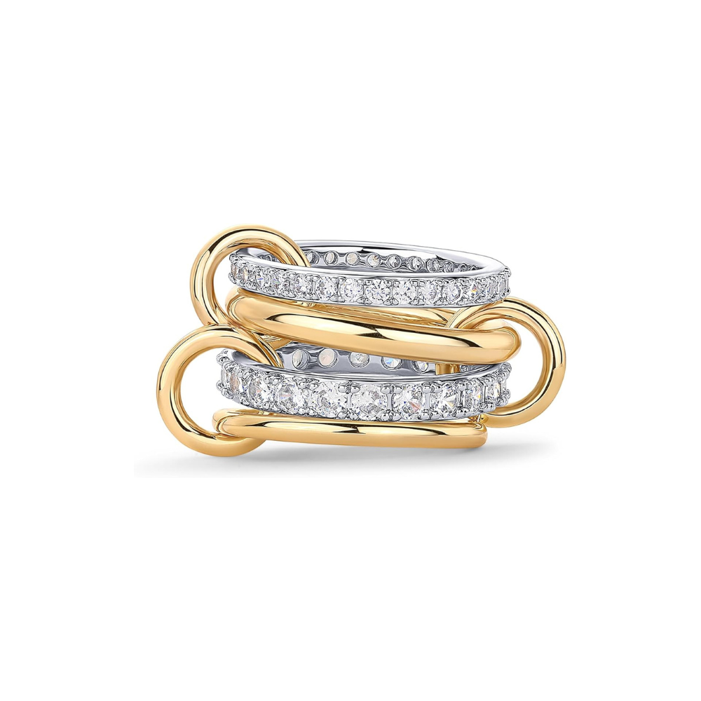 Stackable Ring Set Gold - Elena Harper