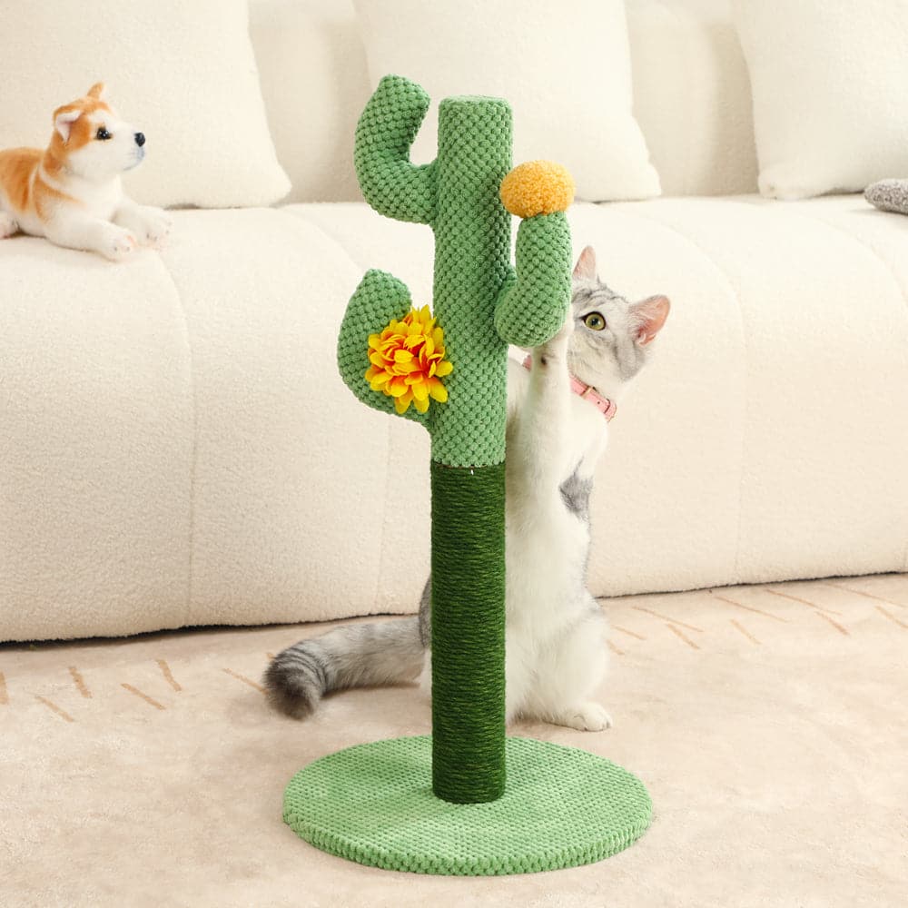 Cat Cactus Sisal Scratching Post for Happy Paws