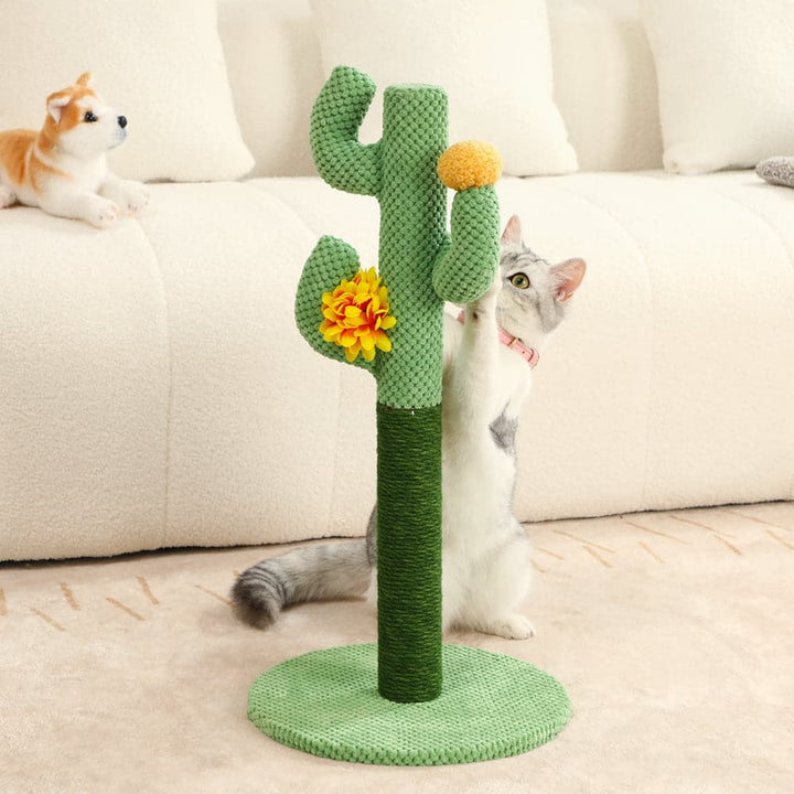 Cat Cactus Sisal Scratching Post for Happy Paws