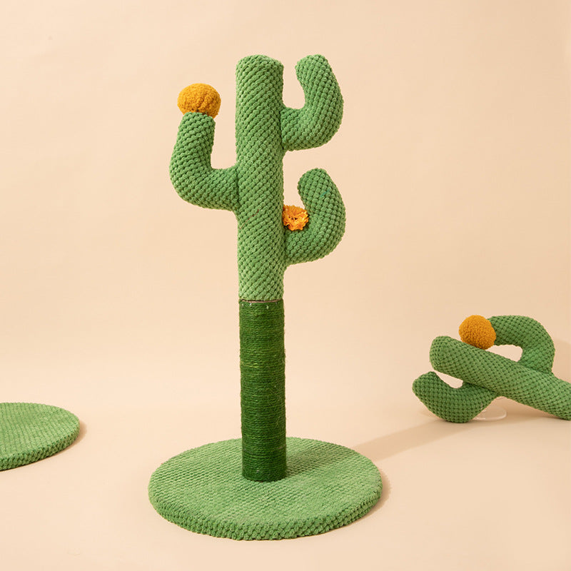 Cat Cactus Sisal Scratching Post for Happy Paws