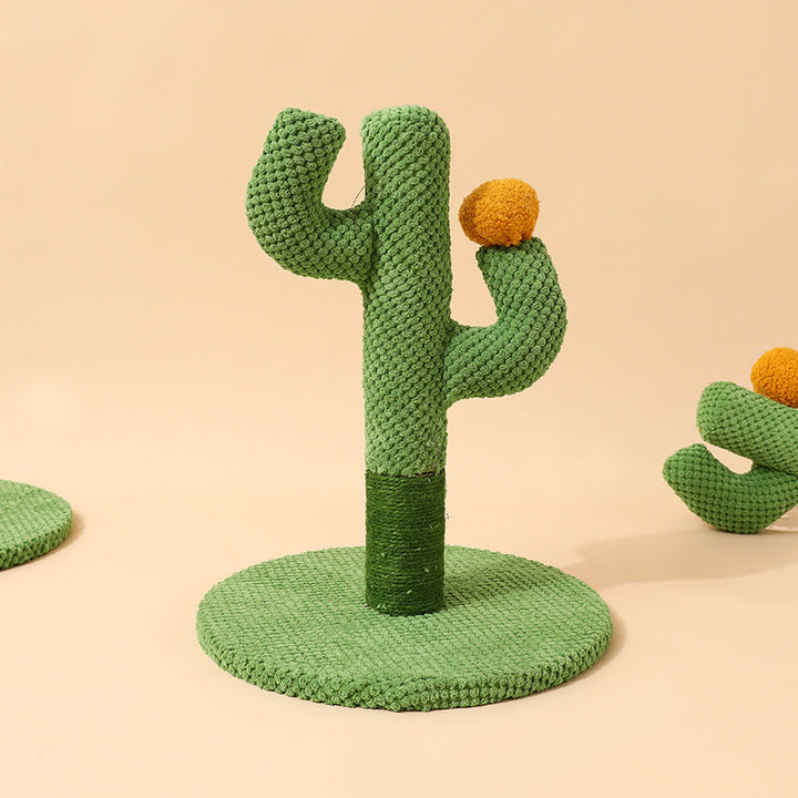 Cat Cactus Sisal Scratching Post for Happy Paws