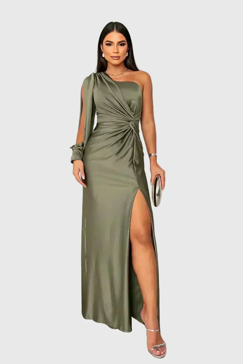 Melyssa Elegant and Flowing Maxi Evening Dress - Elena Harper