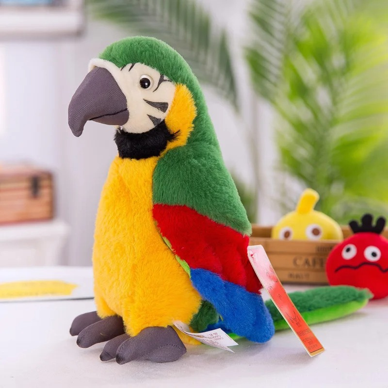 De Praatgrage Papegaai Knuffel - Squawkie