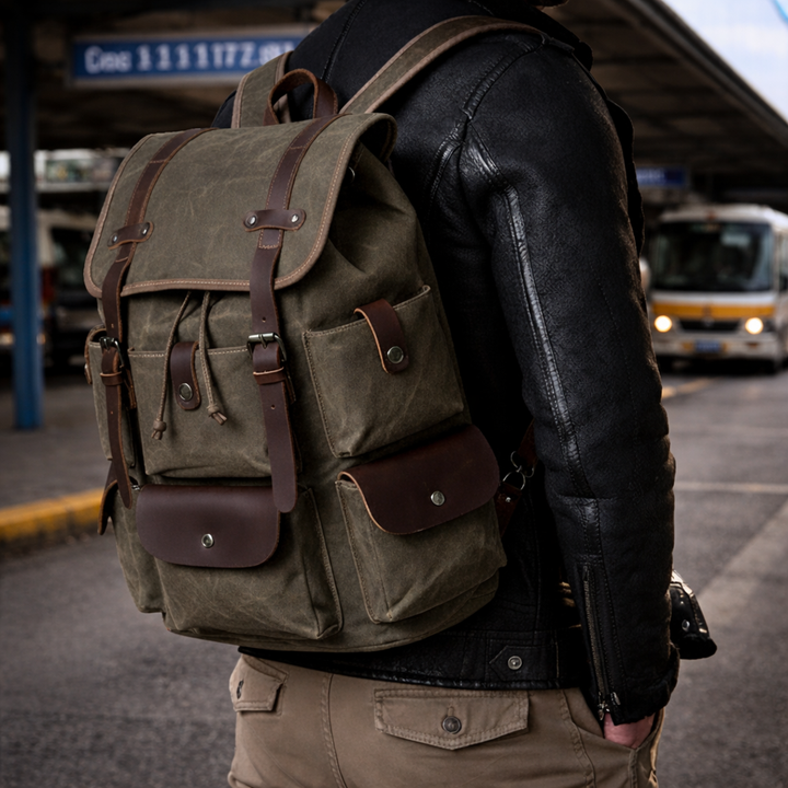 Canvas Travel Backpack - Elena Harper