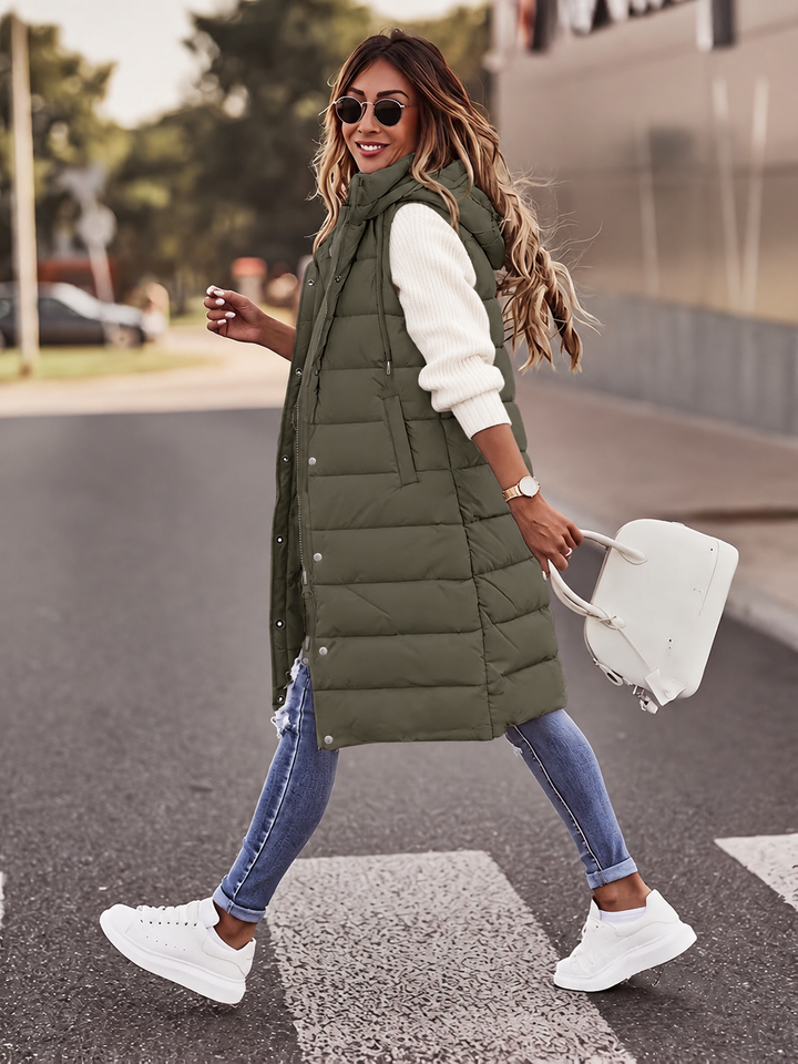 Sabrina Long and Comfortable Vest - Elena Harper