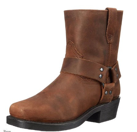 Grevhar Men's Biker Harness Boots Black, view 5 - Elena Harper