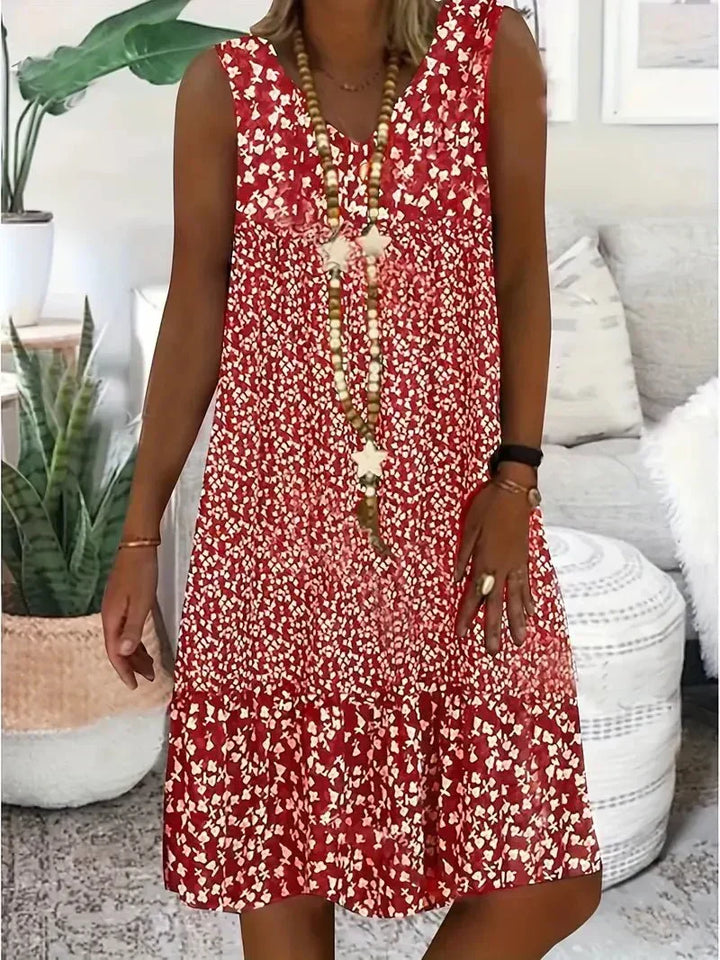 Briar Sleeveless Floral Dress - Elena Harper
