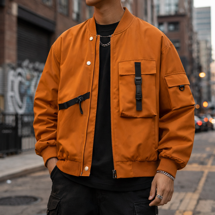 Cargo Bomber Jacket - Elena Harper