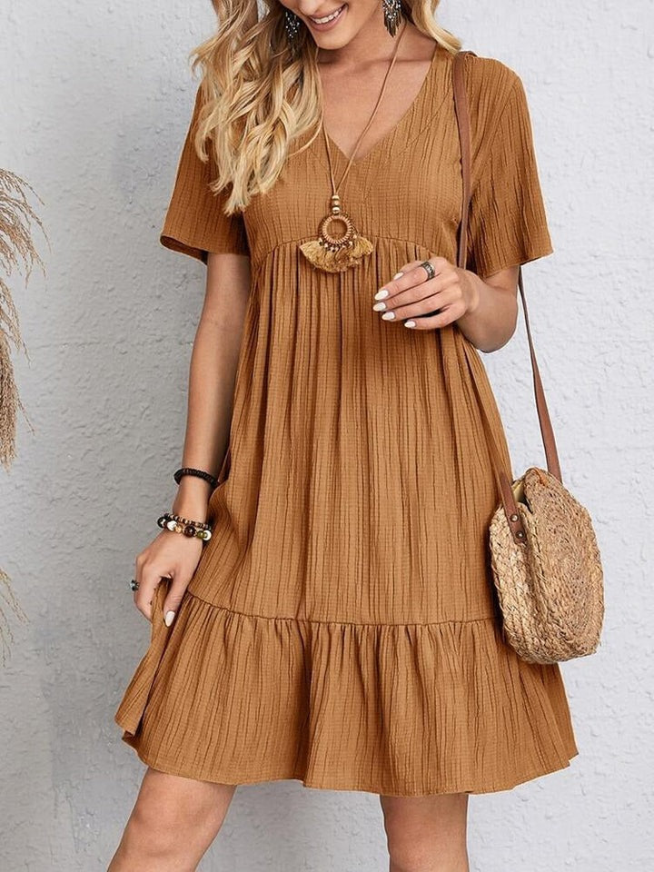 Aisha Elegant Dress to Cover the Abdomen - Elena Harper