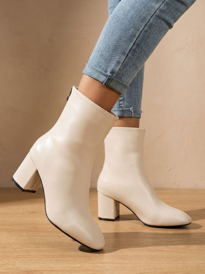 Halvdis Women's Ankle Boots with Block Heel, view 6 - Elena Harper