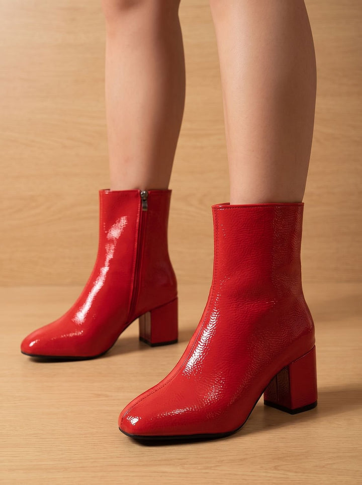 Halvdis Women's Ankle Boots with Block Heel, view 7 - Elena Harper