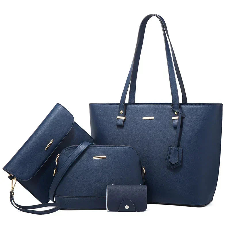 Ashby | Versatile 3-Piece Leather Handbag and Shoulder Bag Set