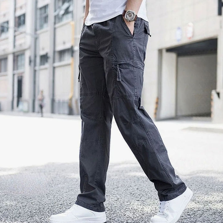 Thomas | Men's Cargo Pants with Elastic Waist and Stretch Fabric