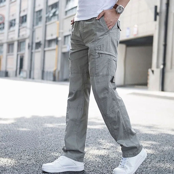 Thomas | Men's Cargo Pants with Elastic Waist and Stretch Fabric
