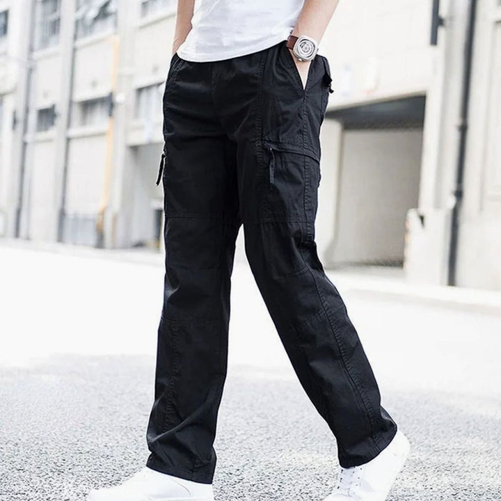 Thomas | Men's Cargo Pants with Elastic Waist and Stretch Fabric