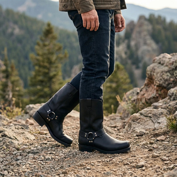 Men's Boots with Buckle