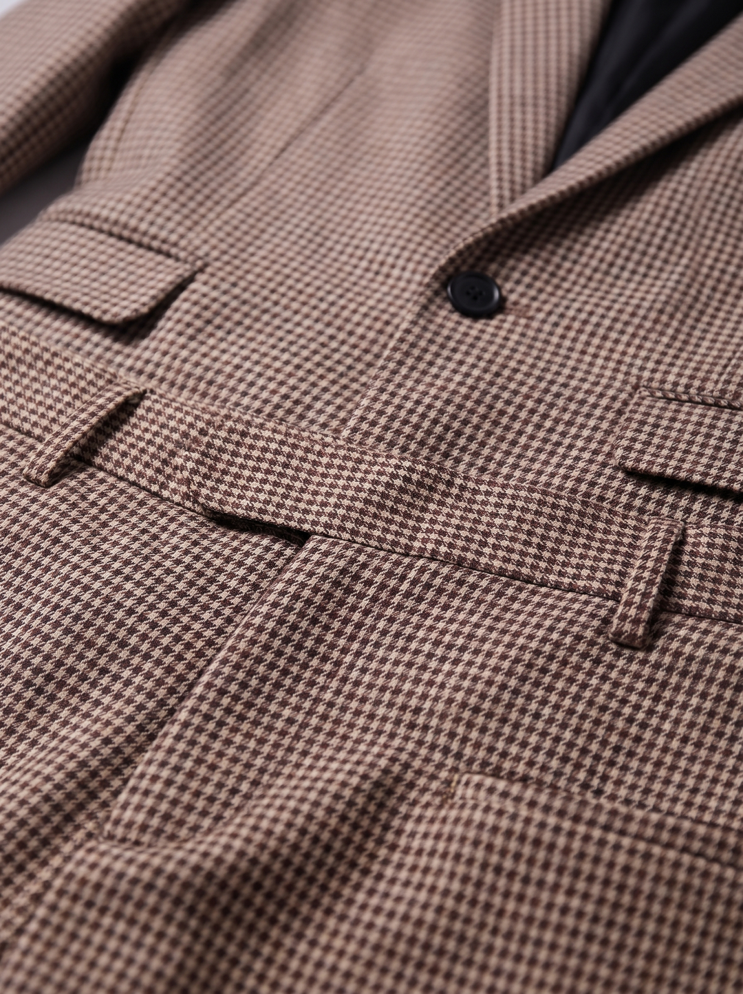 Men's Check Pattern Tailored Suit