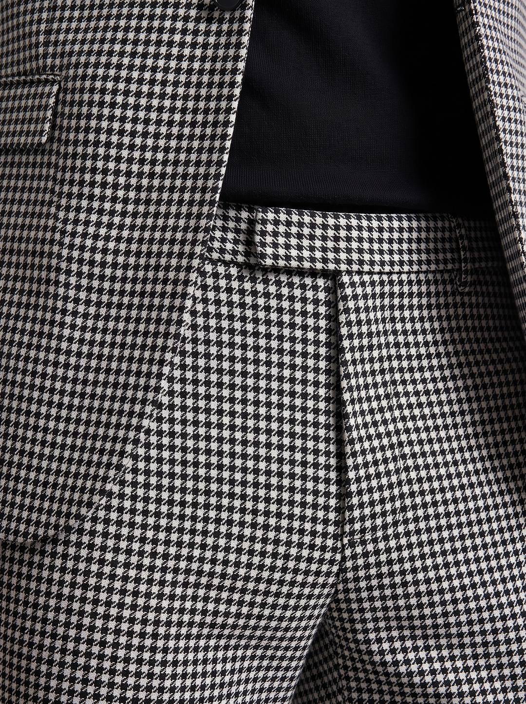 Men's Check Pattern Tailored Suit