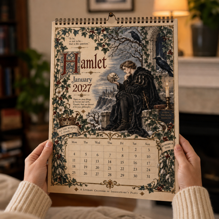 Bardwell A Shakespearean Year Illustrated Wall Calendar - Elena Harper