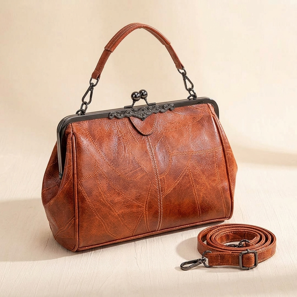 Bellora Vintage Kiss Lock Handbag - Elena Harper