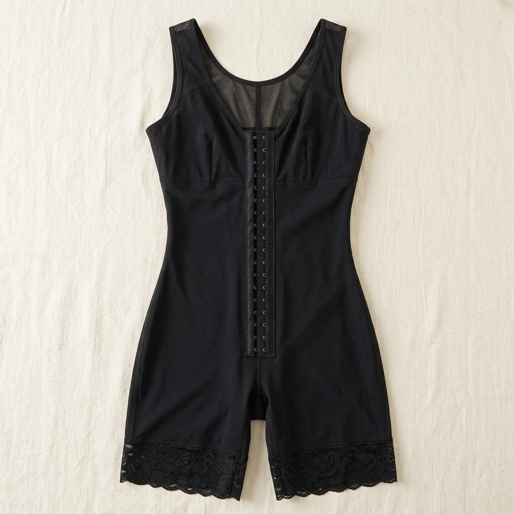 Curvella Full Body Shaper Bodysuit with Built In Bra - Elena Harper
