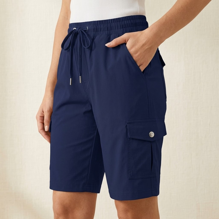 Breezella Lightweight Quick-Dry Cargo Shorts - Elena Harper