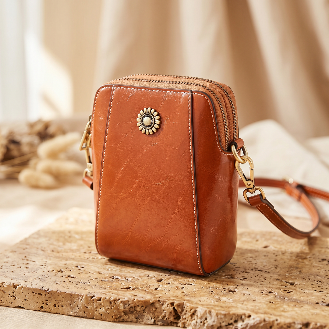 Carrina Compact Crossbody Phone Bag - Elena Harper