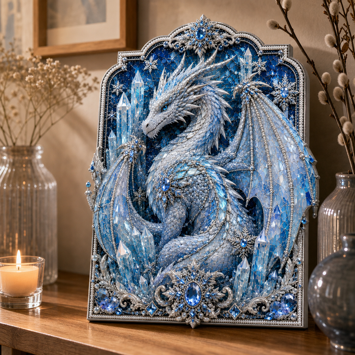 Dragonelle 3D Crystal Dragon Diamond Art Kit - Elena Harper