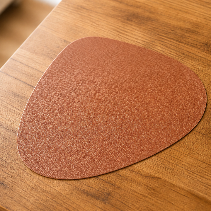 Dropelle Reversible Water-Drop PU Leather Placemats (6-pack) - Elena Harper