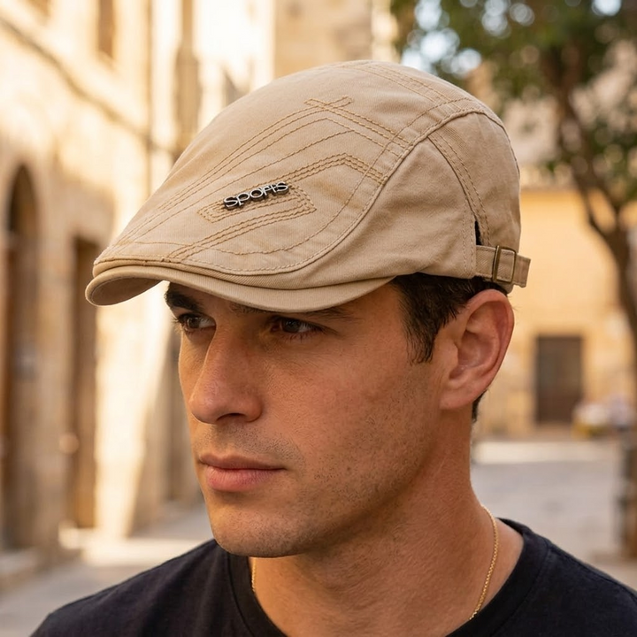 Caplow Low-Profile Flat Cap for Everyday Wear - Elena Harper