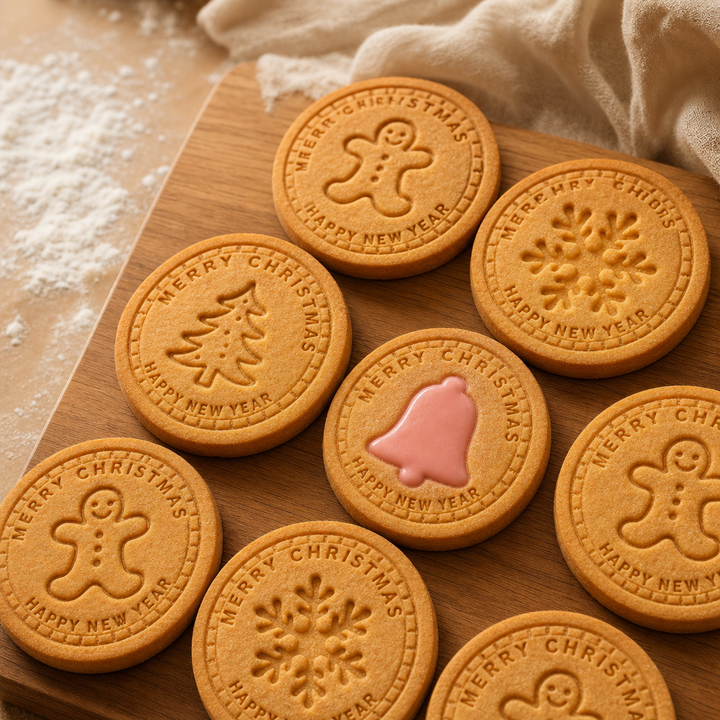 Bakewell Lane 3D Embossed Cookie Stamp And Cutter Set - Elena Harper