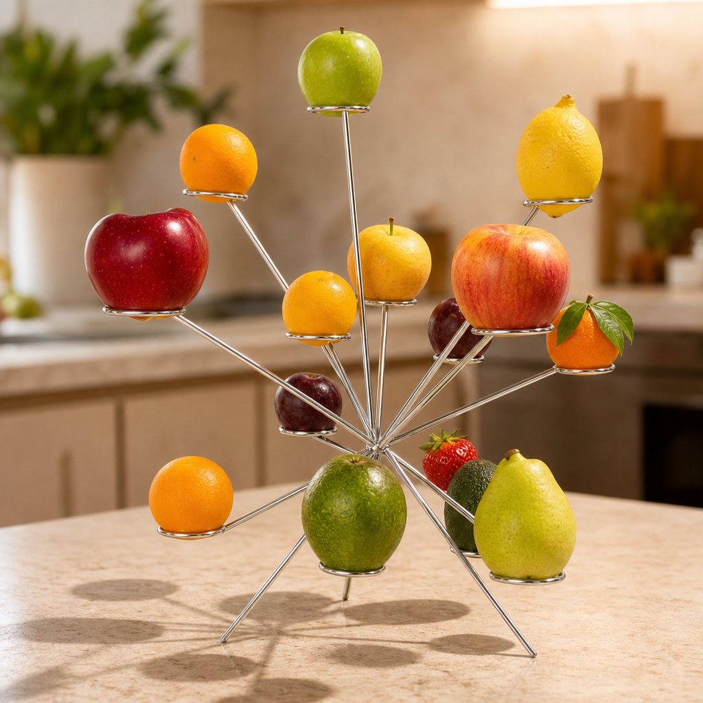 Aerelle Radial Prong Floating Fruit Display Stand - Elena Harper