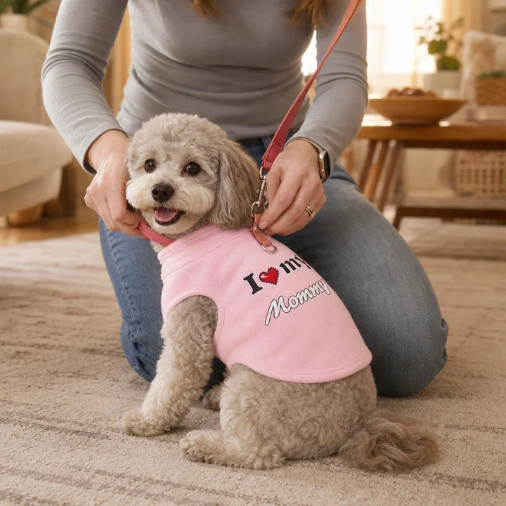 CosyPaw Fleece-Lined Printed Dog Sweater - Elena Harper