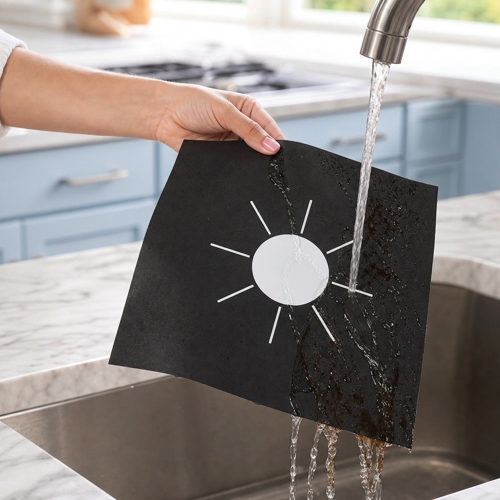 Cleargrate Trimmable Non-Stick Burner Cover Set (4-Packs) - Elena Harper