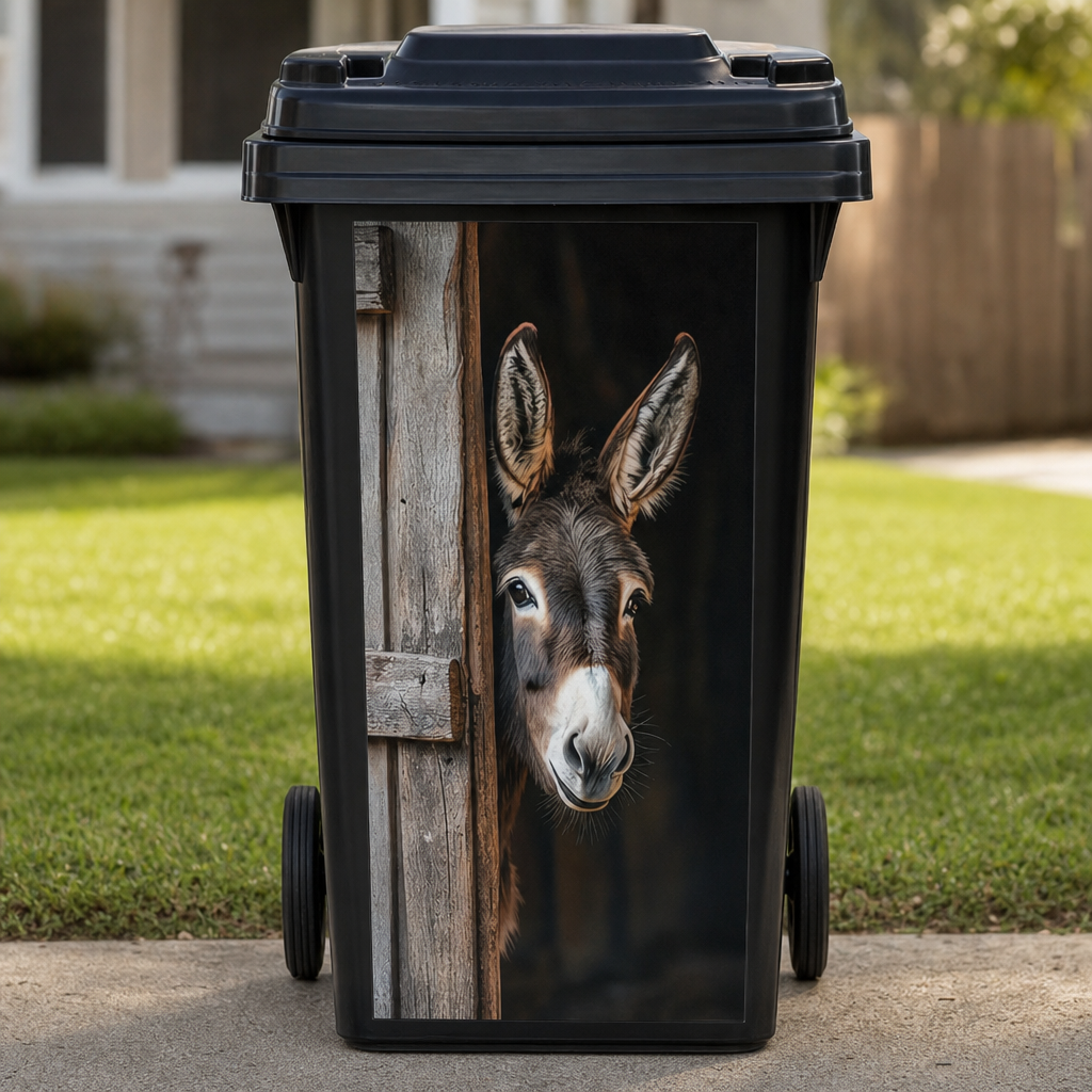 Binbelle Weatherproof Trash Can Decal - Elena Harper