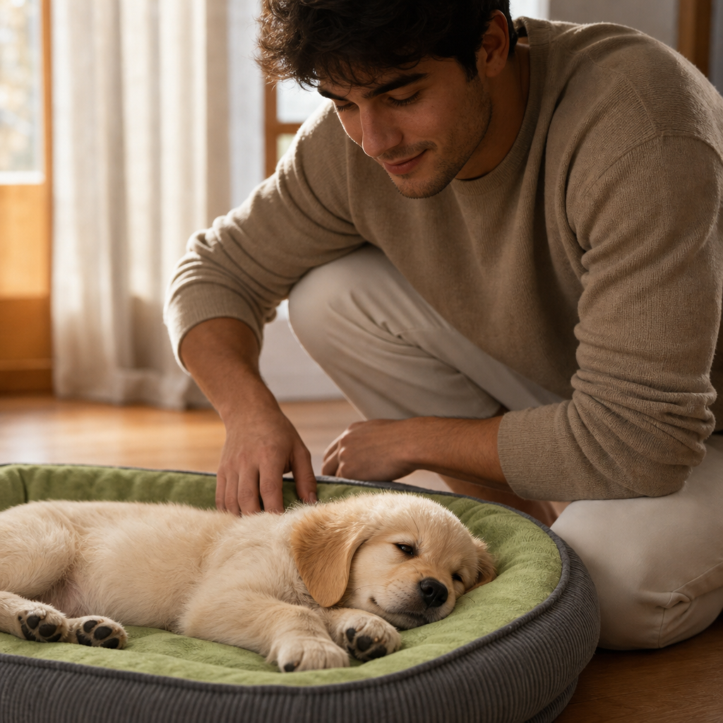 Denhaven Two-Sided Bolster Dog Bed With Raised Edge - Elena Harper